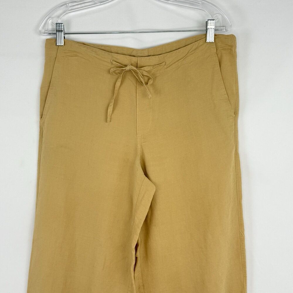 Back From Bali Rayon Wide Leg Beige Women’s Pants Size M - Picture 4 of 15